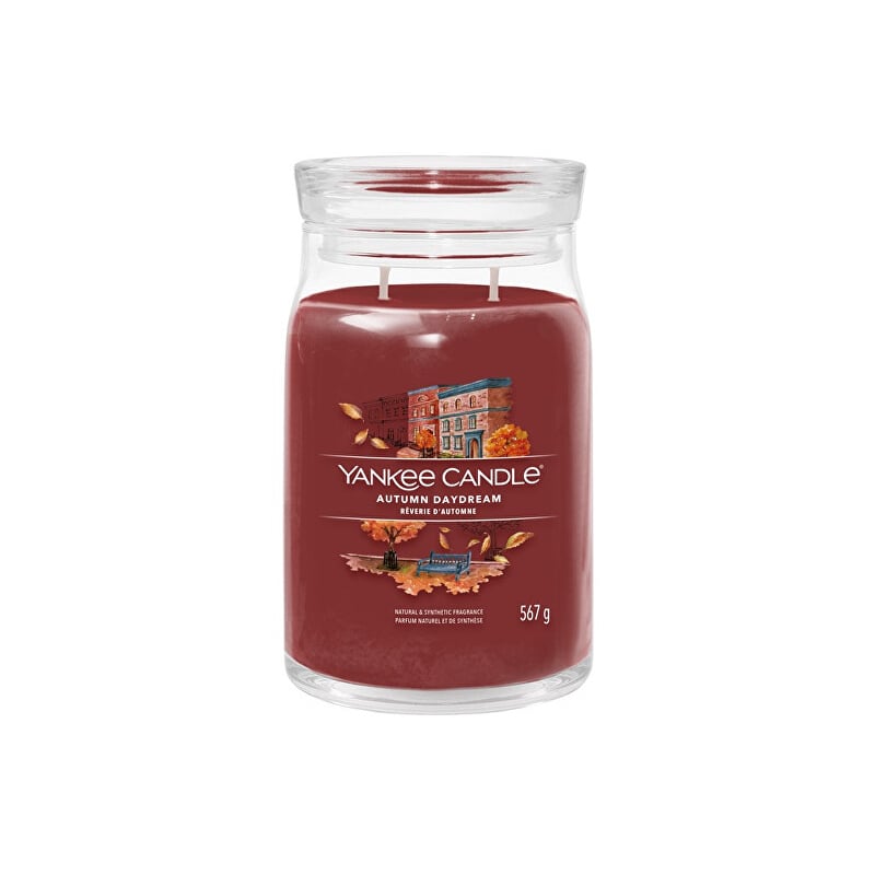 Aromatická svíčka Signature sklo velké Autumn Daydream Yankee Candle - 567 g