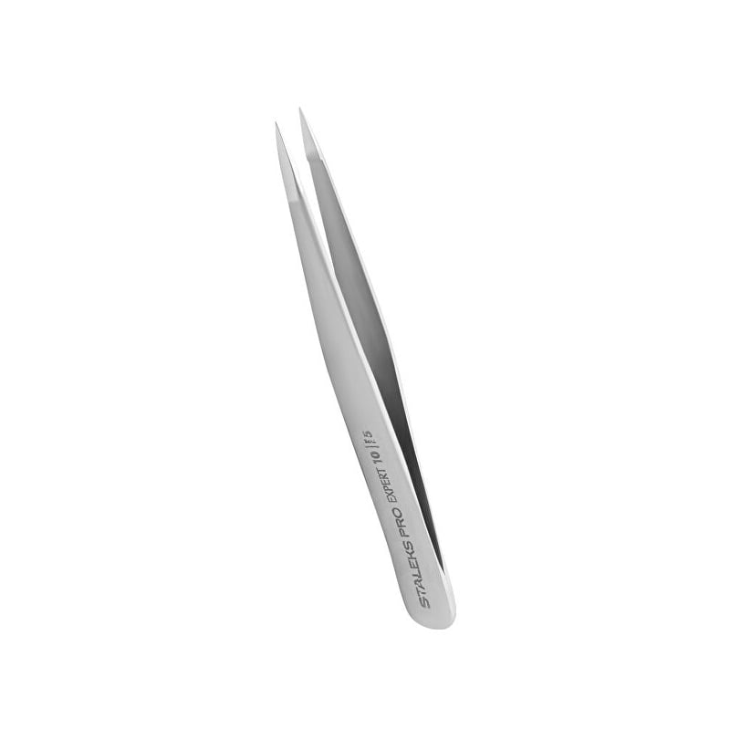 Bodová pinzeta na obočí Expert 10 Type 5 (Eyebrow Tweezers) STALEKS Bodová pinzeta na obočí Expert 10 Type 5 (Eyebrow Tweezers) STALEKS