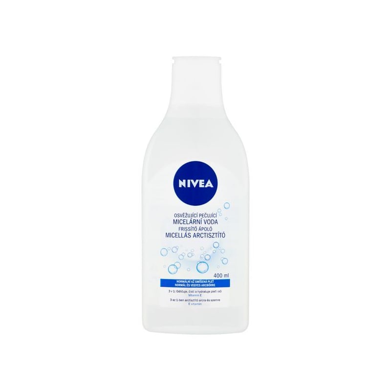 Jemná pečující micelární voda pro suchou a citlivou pleť (Caring Micellar Water) Nivea - 400 ml Jemná pečující micelární voda pro suchou a citlivou pleť (Caring Micellar Water) Nivea - 400 ml