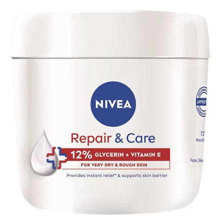 Hydratační tělový krém Repair & Care Nivea - 400 ml