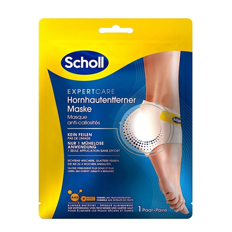 Peelingová maska na paty Expert Care (Exfoliating Heel Peel Mask) 1 pár Scholl