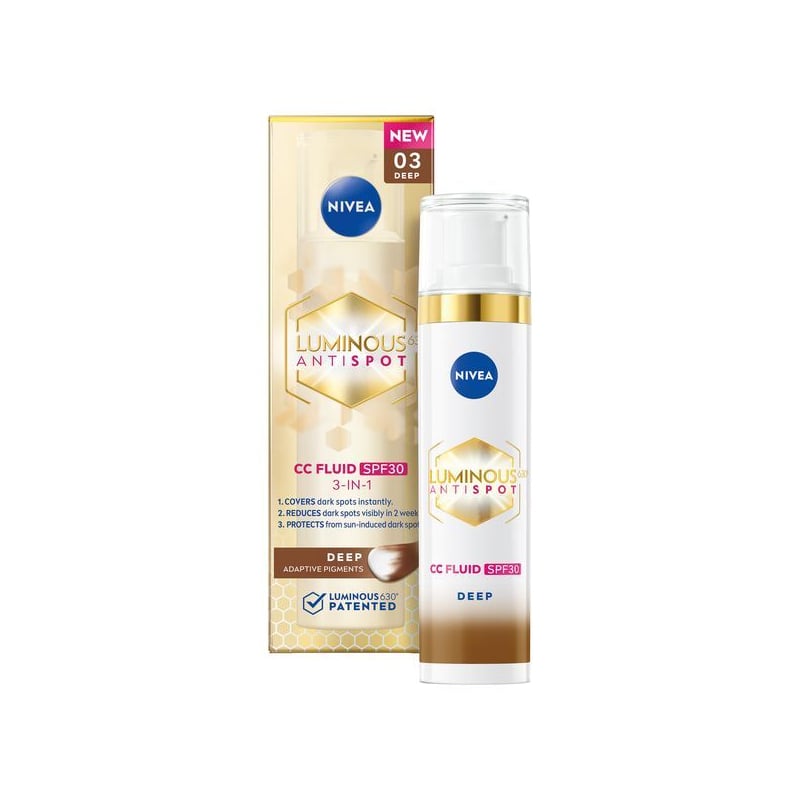 CC krém Cellular Luminous630 SPF 30 Nivea / Odstín: Deep - 40 ml CC krém Cellular Luminous630 SPF 30 Nivea / Odstín: Deep - 40 ml