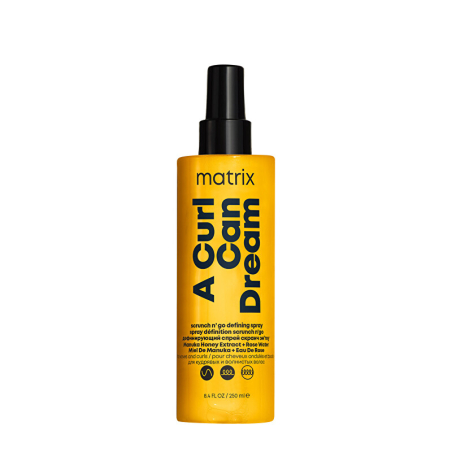 Definující sprej pro kudrnaté a vlnité vlasy A Curl Can Dream (Scrunch n`go Defining Spray) Matrix - 250 ml