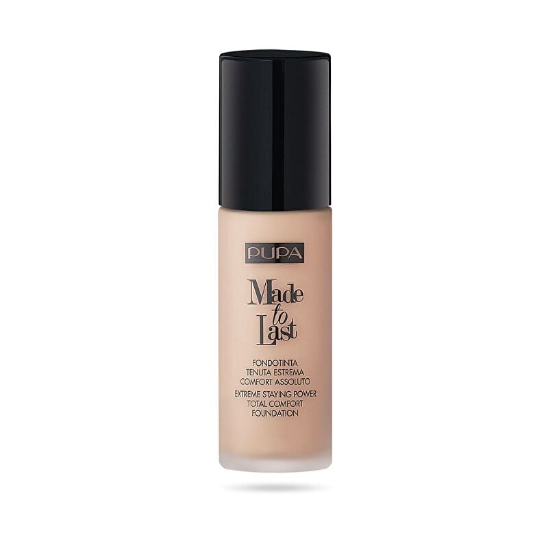 Dlouhotrvající tekutý make-up SPF 10 Made To Last (Total Comfort Foundation) PUPA Milano / Odstín: 003 Dark Ivory - 30 ml
