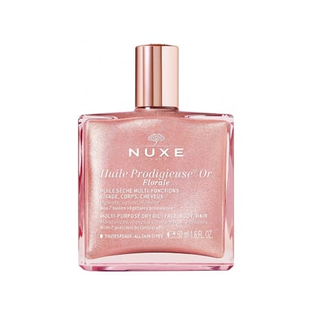 Multifunkční suchý olej na obličej, tělo a vlasy se třpytkami Huile Prodigieuse or Florale (Multi-Purpose Dry Oil) Nuxe - 50 ml