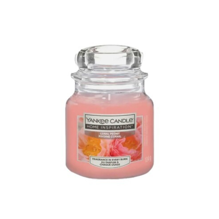 Vonná svíčka Home Inspiration malá Coral Peony Yankee Candle - 104 g