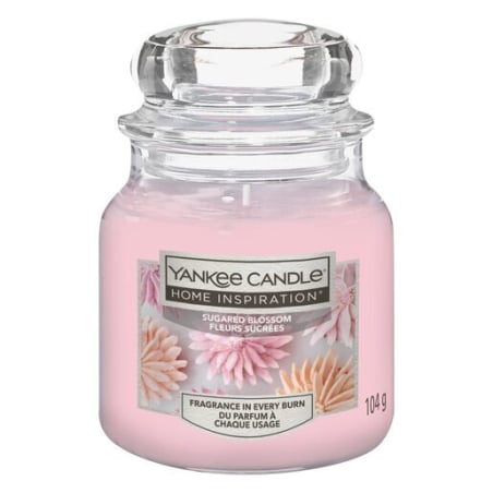 Vonná svíčka Home Inspiration malá Sugared Blossom Yankee Candle - 104 g