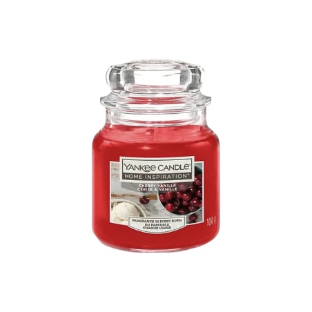 Vonná svíčka Home Inspiration malá Cherry Vanilla Yankee Candle - 104 g