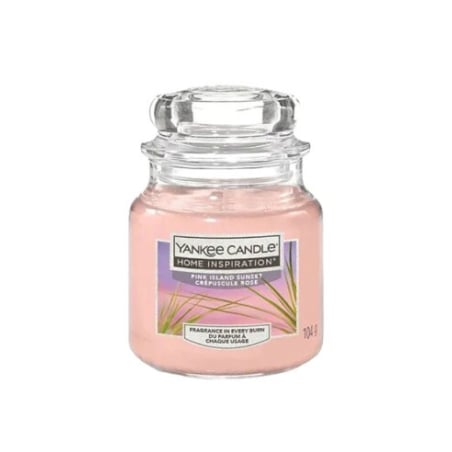 Vonná svíčka Home Inspiration malá Pink Island Sunset Yankee Candle - 104 g