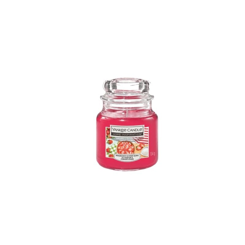 Vonná svíčka Home Inspiration malá Sugared Strawberries Yankee Candle - 104 g Vonná svíčka Home Inspiration malá Sugared Strawberries Yankee Candle - 104 g