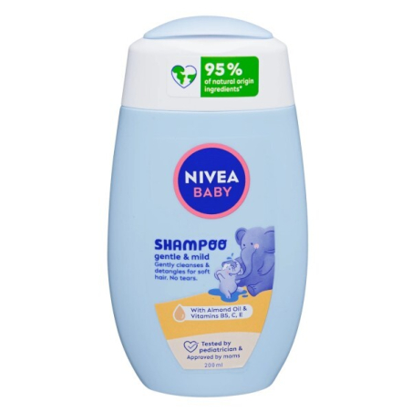 Jemný šampon pro děti Baby (Gentle & Mild Shampoo) Nivea - 200 ml