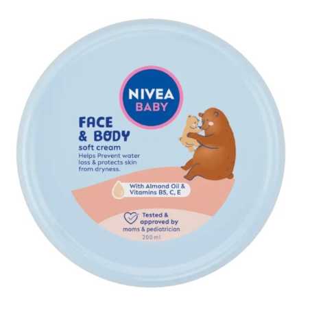 Hydratační krém na obličej a tělo Baby (Face & Body Soft Cream) Nivea - 200 ml