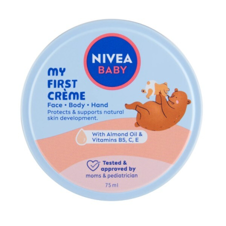 Dětský krém na tvář, tělo a ruce Baby (Face, Body and Hand Cream) Nivea - 75 ml