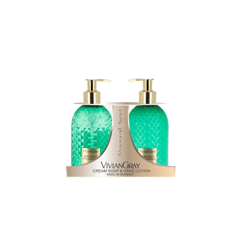 Kosmetická sada Bergamot & Lemongrass (Cream Soap & Hand Lotion) Vivian Gray Kosmetická sada Bergamot & Lemongrass (Cream Soap & Hand Lotion) Vivian Gray