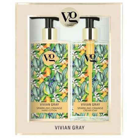 Kosmetická sada Sparkling Orange (Cream Soap & Hand Lotion) Vivian Gray