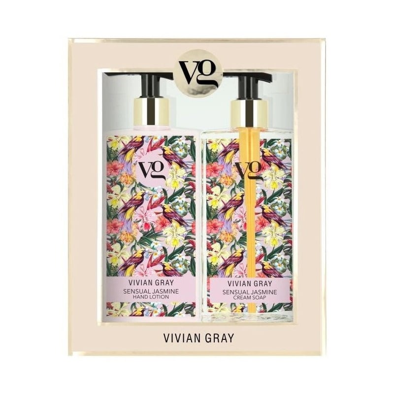 Kosmetická sada Sensual Jasmine (Cream Soap & Hand Lotion) Vivian Gray Kosmetická sada Sensual Jasmine (Cream Soap & Hand Lotion) Vivian Gray