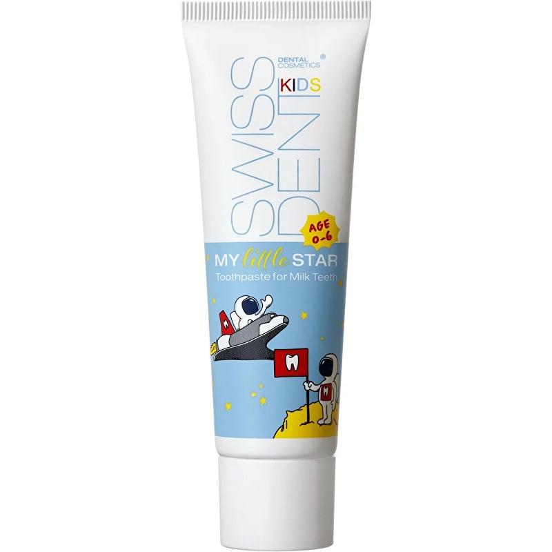 Dětská zubní pasta pro mléčné zuby My Little Star (Toothpaste for Milk Teeth) Swissdent - 50 ml Dětská zubní pasta pro mléčné zuby My Little Star (Toothpaste for Milk Teeth) Swissdent - 50 ml