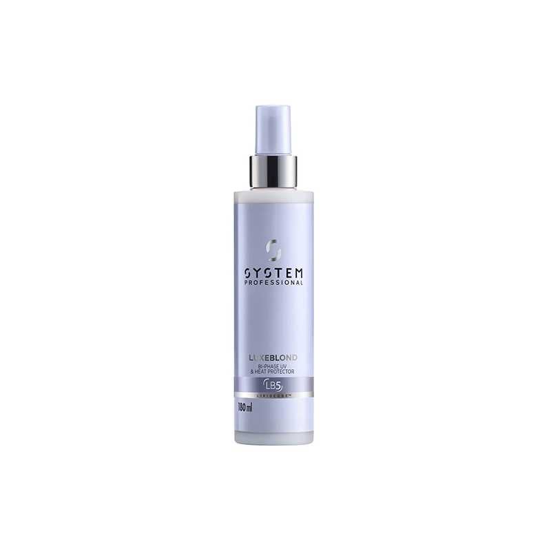 Bezoplachový ochranný sprej Luxeblond (Bi-Phase UV & Heat Protector) System Professional - 180 ml