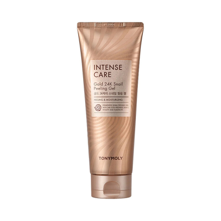 Peelingový pleťový gel Intense Care Gold 24K Snail (Peeling Gel) Tony Moly - 150 ml