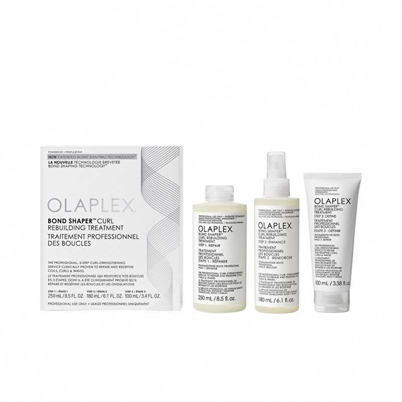 Sada péče pro kudrnaté a vlnité vlasy Bond Shaper Curl Rebuilding Treatment Olaplex