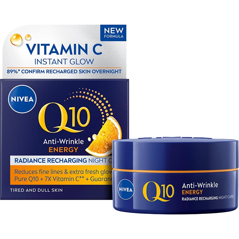Energizující noční krém proti vráskám Q10 Energy (Cream) Nivea - 50 ml Energizující noční krém proti vráskám Q10 Energy (Cream) Nivea - 50 ml