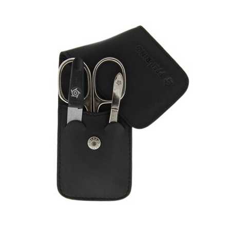 Manikúrová cestovní sada 3 dílná černá Pfeilring Solingen