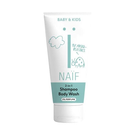 Mycí gel a šampon 2v1 pro děti a miminka (2v1 Shampoo and Body Wash) NAÏF - 200 ml