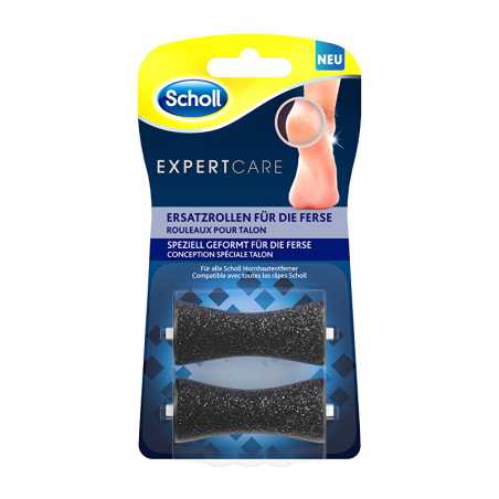 Rotační hlavice na popraskané paty Velvet Smooth Scholl - 2 ks