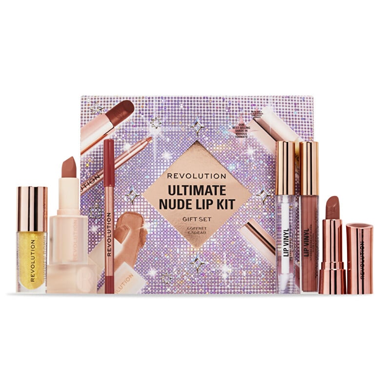 Dárková sada Ultimate Nude Lip Kit Revolution Dárková sada Ultimate Nude Lip Kit Revolution