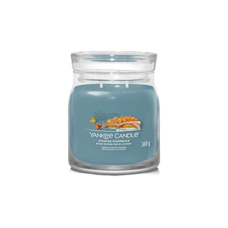 Aromatická svíčka Signature sklo střední Evening Riverwalk Yankee Candle - 368 g