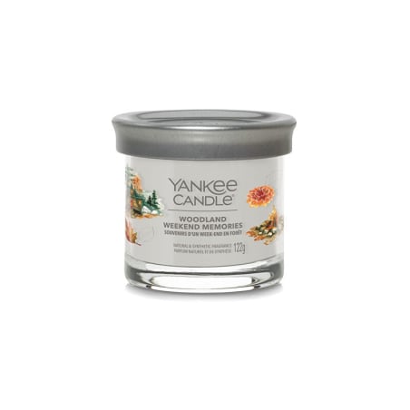 Aromatická svíčka Signature tumbler malý Woodland Weekend Memories Yankee Candle - 122 g