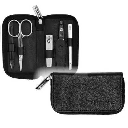 Manikúrová sada pro muže 5 dílná černá Pfeilring Solingen