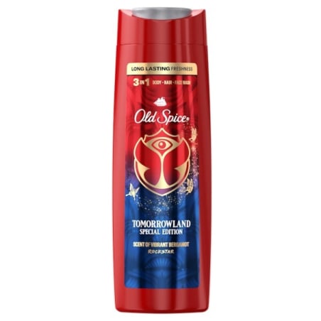 Sprchový gel pro muže Tomorrowland Rockstar 3 v 1 (Body-Hair-Face Wash) Old Spice - 400 ml