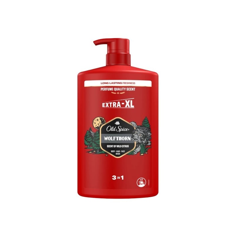 Sprchový gel pro muže WolfThorn (Body-Hair-Face Wash) Old Spice - 1000 ml Sprchový gel pro muže WolfThorn (Body-Hair-Face Wash) Old Spice - 1000 ml