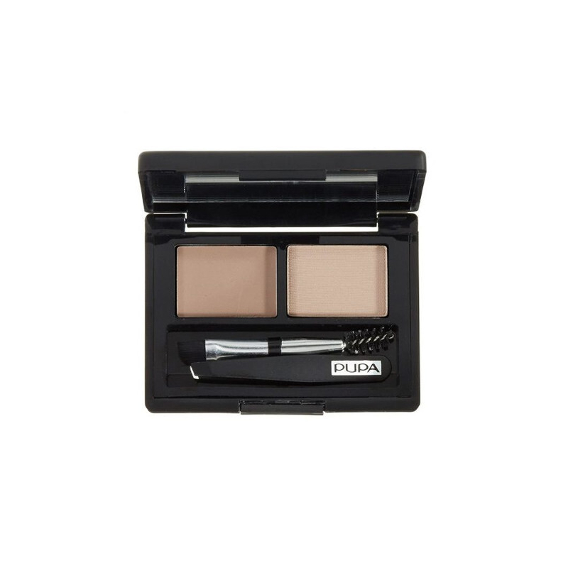 Paletka na úpravu obočí (Eyebrow Design Set) PUPA Milano / Odstín: 001 Blonde - 1,1 g Paletka na úpravu obočí (Eyebrow Design Set) PUPA Milano / Odstín: 001 Blonde - 1,1 g