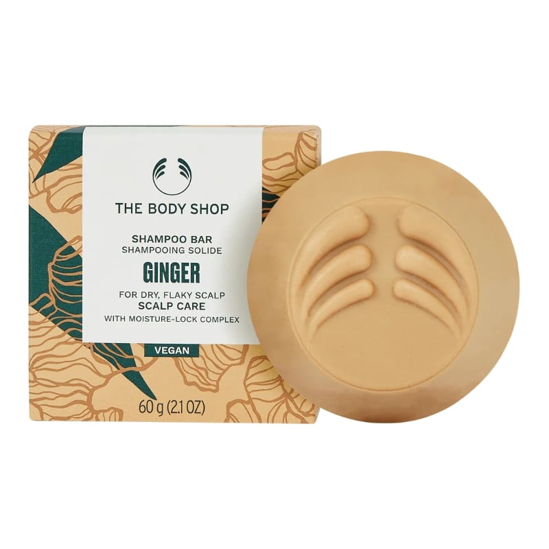 Tuhý šampon pro suchou pokožku hlavy Ginger (Shampoo Bar) The Body Shop - 60 g Tuhý šampon pro suchou pokožku hlavy Ginger (Shampoo Bar) The Body Shop - 60 g