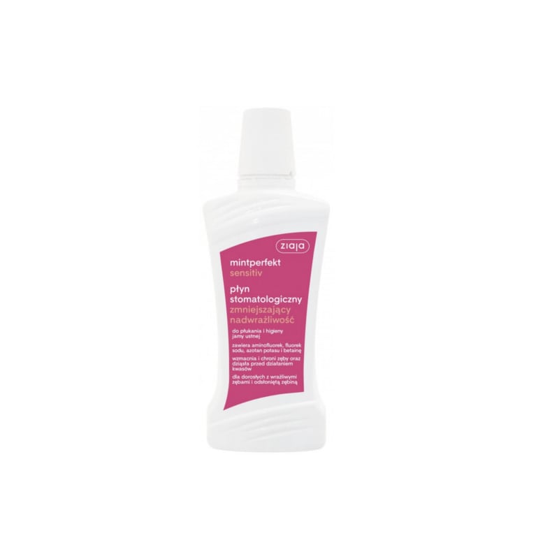 Ústní voda snižující citlivost zubů Mintperfekt Sensitiv Ziaja - 500 ml Ústní voda snižující citlivost zubů Mintperfekt Sensitiv Ziaja - 500 ml