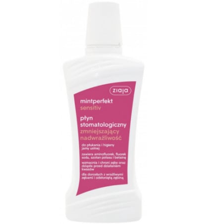 Ústní voda snižující citlivost zubů Mintperfekt Sensitiv Ziaja - 500 ml