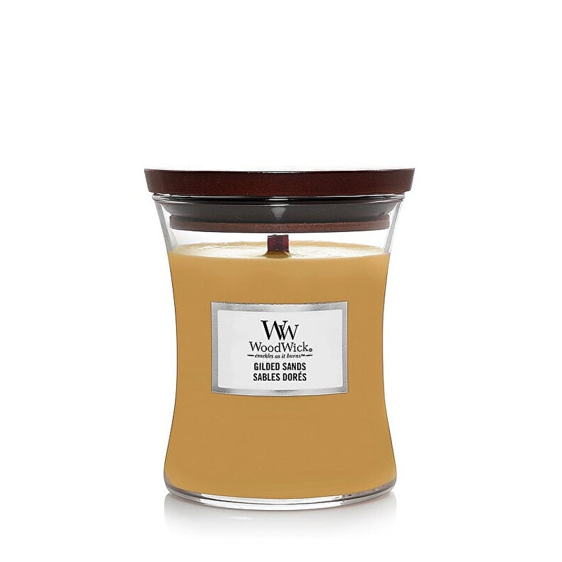 Vonná svíčka váza Gilded Sands WoodWick - 275 g Vonná svíčka váza Gilded Sands WoodWick - 275 g