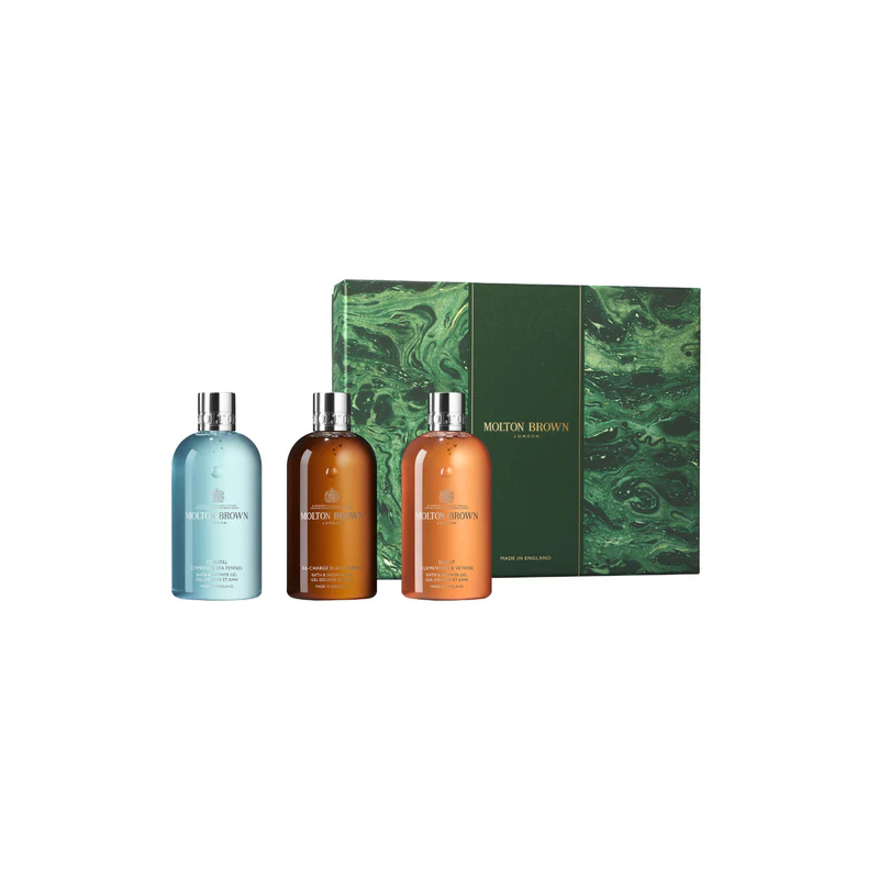 Dárková sada sprchových gelů Woody & Aromatic Body Care Collection Molton Brown Dárková sada sprchových gelů Woody & Aromatic Body Care Collection Molton Brown