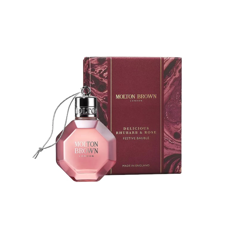 Koupelový a sprchový gel Delicious Rhubarb & Rose Festive Bauble (Bath & Shower Gel) Molton Brown - 75 ml Koupelový a sprchový gel Delicious Rhubarb & Rose Festive Bauble (Bath & Shower Gel) Molton Brown - 75 ml