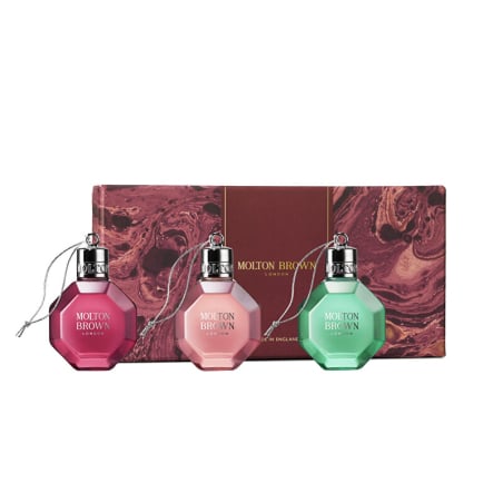 Dárková sada sprchových gelů Festive Bauble Gift Set Molton Brown