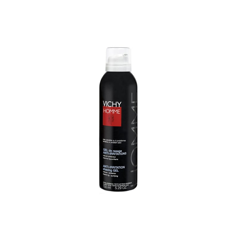 Gel na holení na citlivou nebo problematickou pokožku Homme (Anti-Irritation Shaving Gel) Vichy - 150 ml Gel na holení na citlivou nebo problematickou pokožku Homme (Anti-Irritation Shaving Gel) Vichy - 150 ml