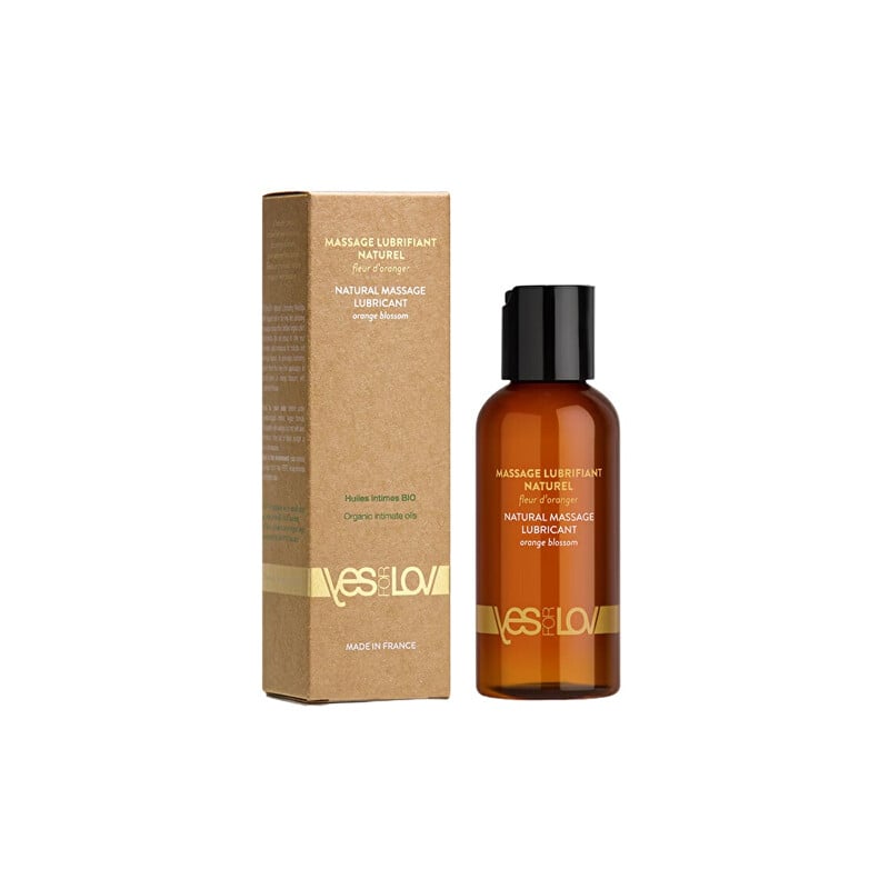 Masážní a lubrikační organický olej Orange Blossom (Natural Massage Lubricant) YESforLOV - 100 ml Masážní a lubrikační organický olej Orange Blossom (Natural Massage Lubricant) YESforLOV - 100 ml