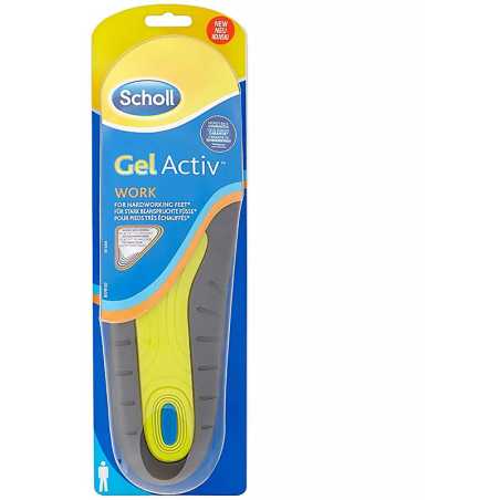Ortopedické vložky do bot GelActiv Work & Boot (Shoe Inserts) 1 pár Scholl