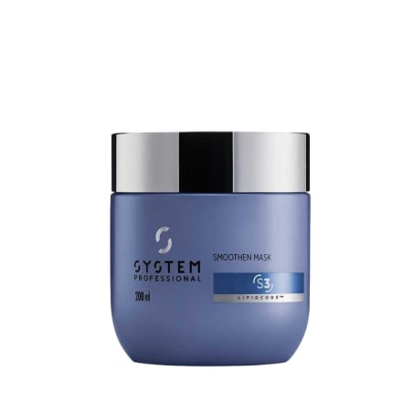 Maska na nepoddajné a krepaté vlasy (Smoothen Mask) System Professional - 200 ml