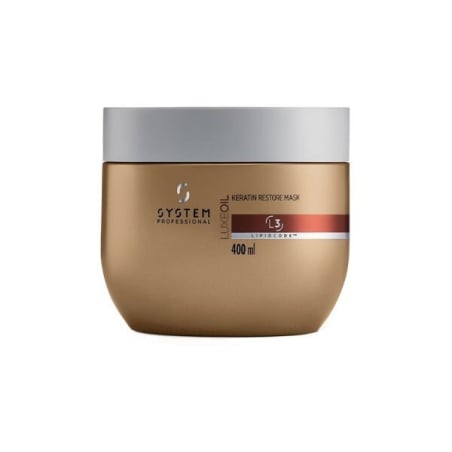 Obnovující maska s keratinem LuxeOil (Keratin Restore Mask) System Professional - 400 ml