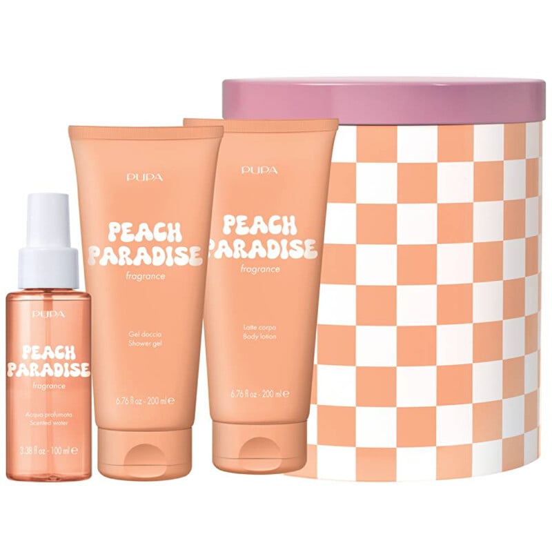 Dárková sada Peach Paradise Happy Box Kit 4 PUPA Milano Dárková sada Peach Paradise Happy Box Kit 4 PUPA Milano