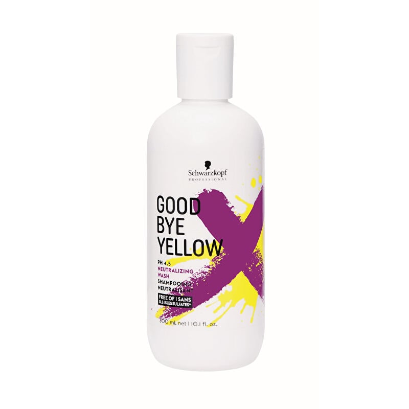 Šampon pro neutralizaci žlutých tónů barvených a melírovaných vlasů Goodbye Yellow Schwarzkopf Professional - 1000 ml Šampon pro neutralizaci žlutých tónů barvených a melírovaných vlasů Goodbye Yellow Schwarzkopf Professional - 1000 ml