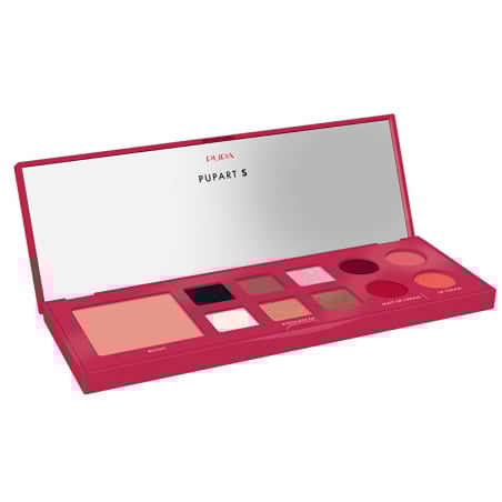 Paletka na tvář Pupart Small Burgundy (Palette) PUPA Milano - 11,4 g